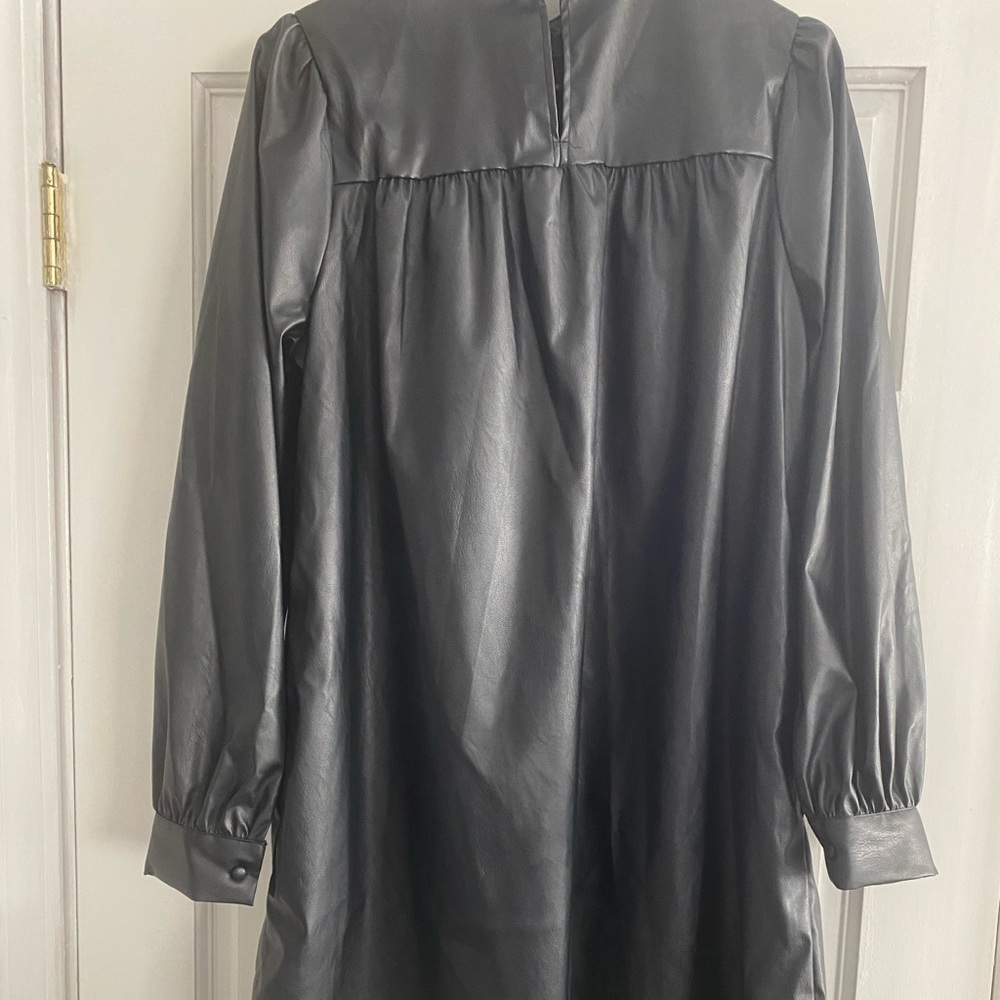 Black faux dress